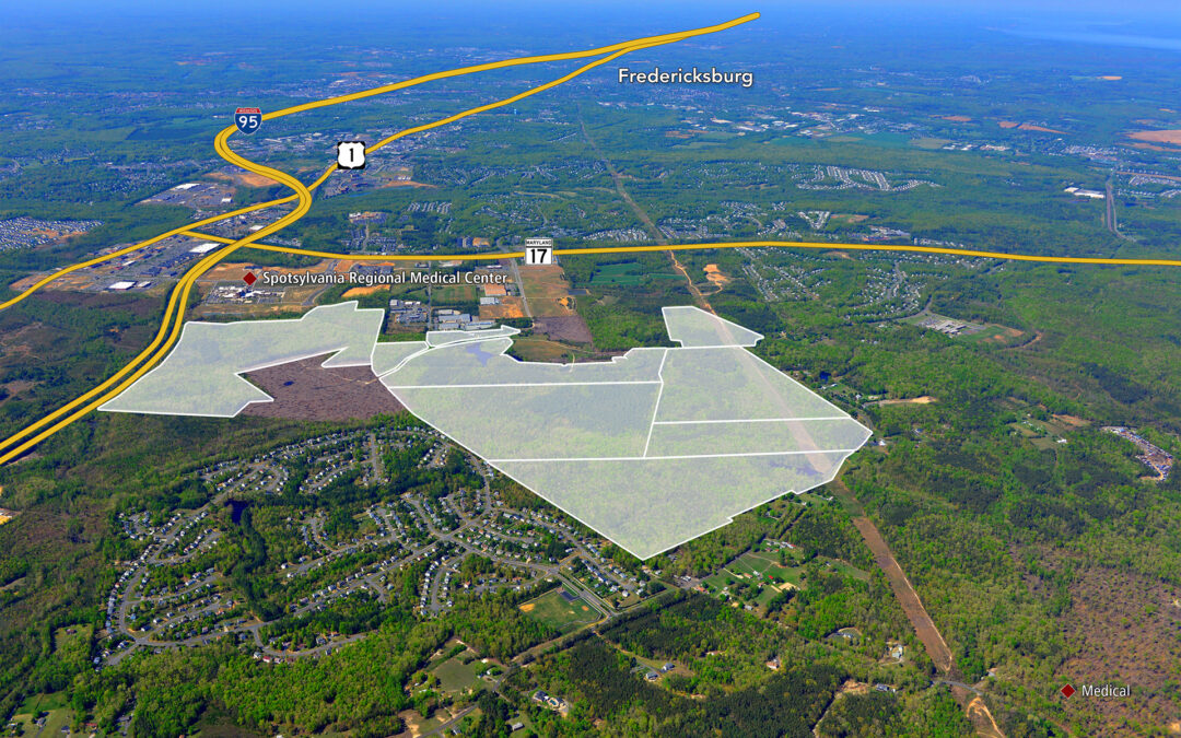 和頓集團出售歷山橫道總發展藍圖內25英畝土地 項目位於維吉尼亞州弗雷德里克斯堡 將用作公寓開發