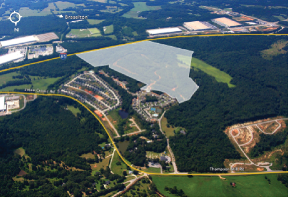 Walton sells 124 acres to D.R. Horton for 178 homes in Braselton