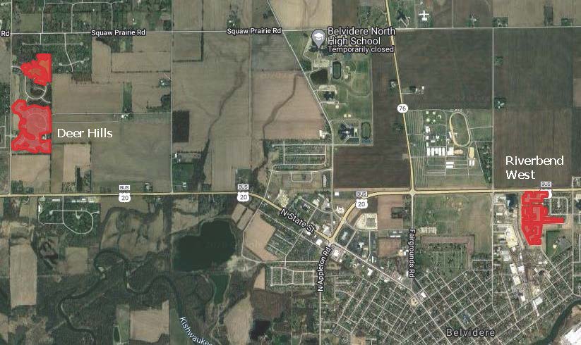 WALTON CLOSES ON 177 HOMESITES IN DEER HILLS AND RIVERBEND WEST IN BELVIDERE, ILL.