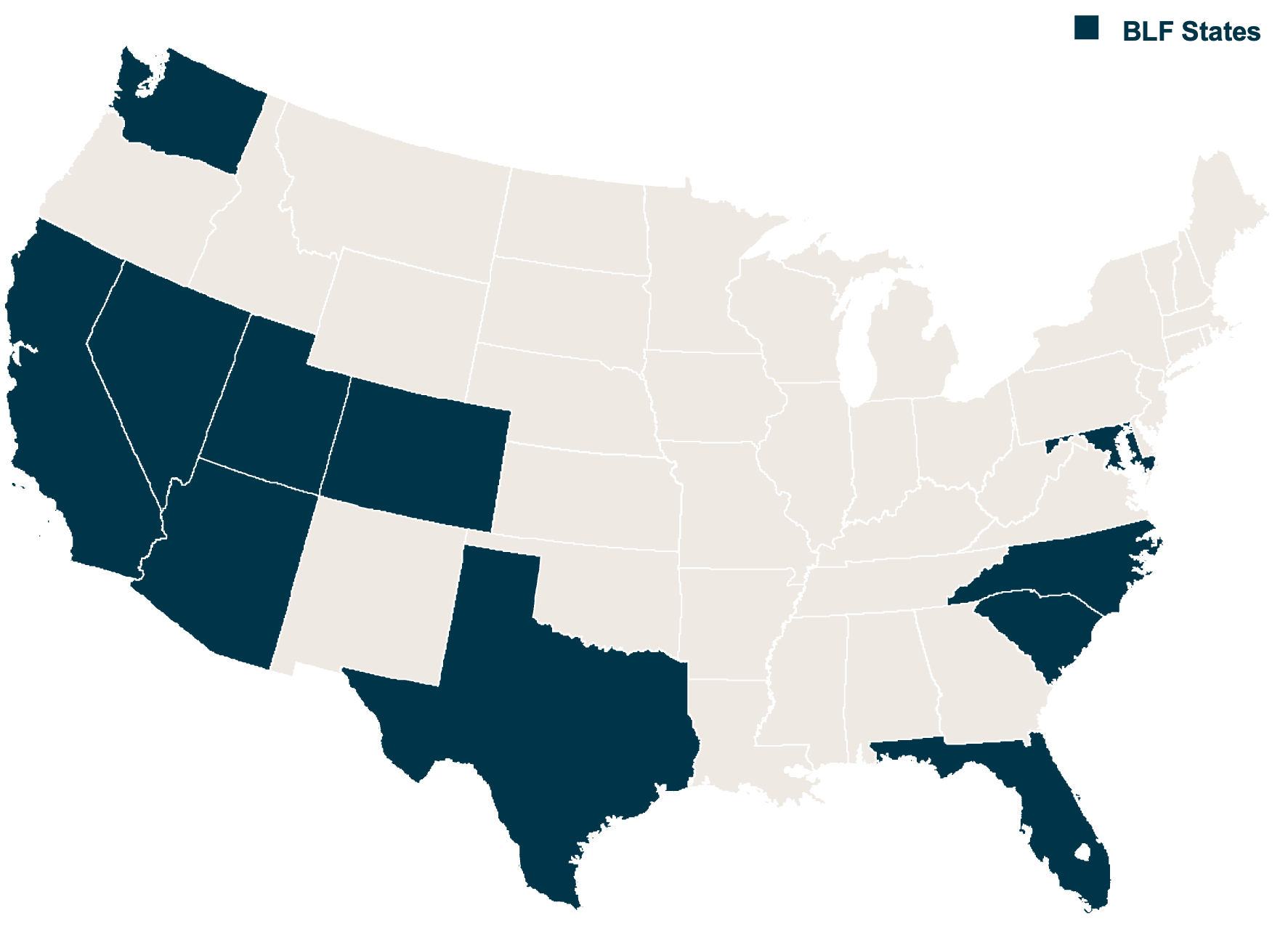 BLF State Map